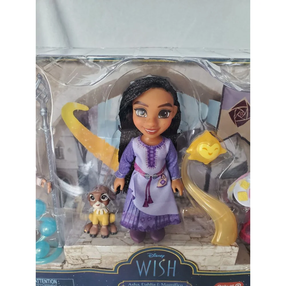 Disney Wish Asha Dahlia & Magnifico Exclusive Petite Doll Gift Set